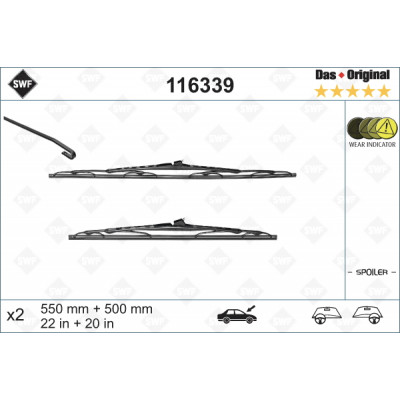 Щетка стеклоочистителя SWF 116339 Винница - изображение 1
