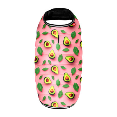 Курточка для животных WAUDOG Clothes Накидка Авокадо на розовом XS (502-4051) Винница - изображение 3