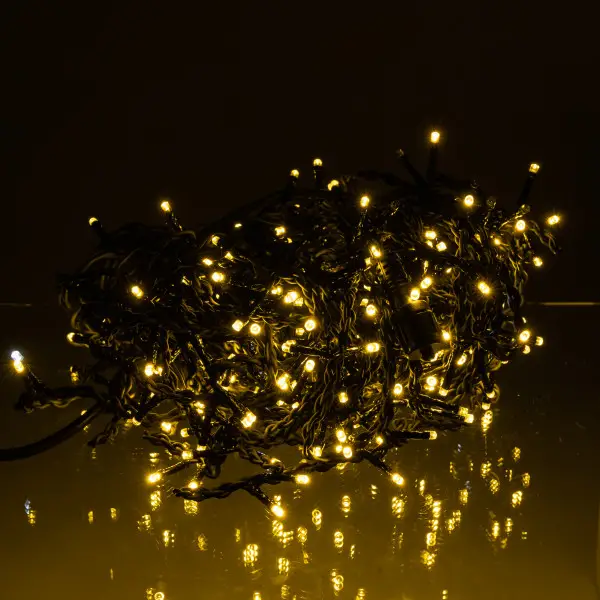 Вулична гірлянда Бахрома 20 м 335 LED чорний провід Жовтий 20MBY Київ - фото 3