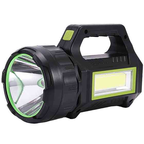 Ручний ліхтар із сонячною панеллю та PowerBank 20000мАч, HEL-T95 / Кемпінговий акумуляторний ліхтар Київ