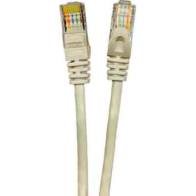 Патч-корд 1м UTP cat.5e, CU, 24AWG, gray GEAR (GPC-UTPCURJ45-1G) Винница