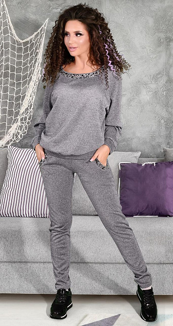 Костюм большого размера  с люрексом (42) Киев - изображение 2