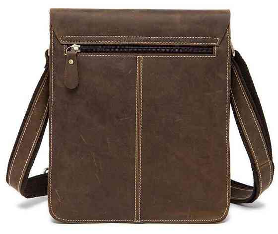 Cумка мужская вертикальная Vintage 14660 Коричневая Киев