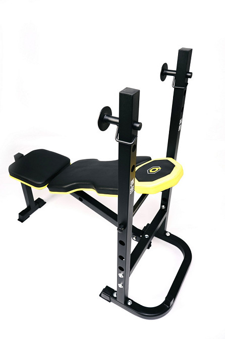 Лава універсальна для м'язів Besport Тренувальна лава і стійки, Професійна лава для жиму штанги Київ - фото 8