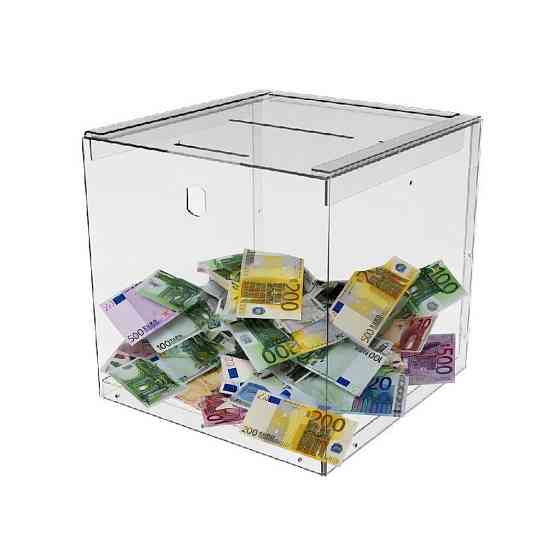 Скринька для пожертвувань EKOSTAR із замком 200х200х200 Київ