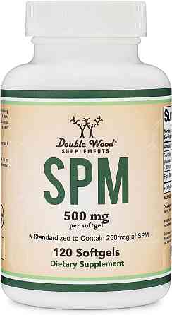 Натуральна добавка Double Wood SPM (Pro Resolution Mediators) 500 mg, 120 softgels Луцьк