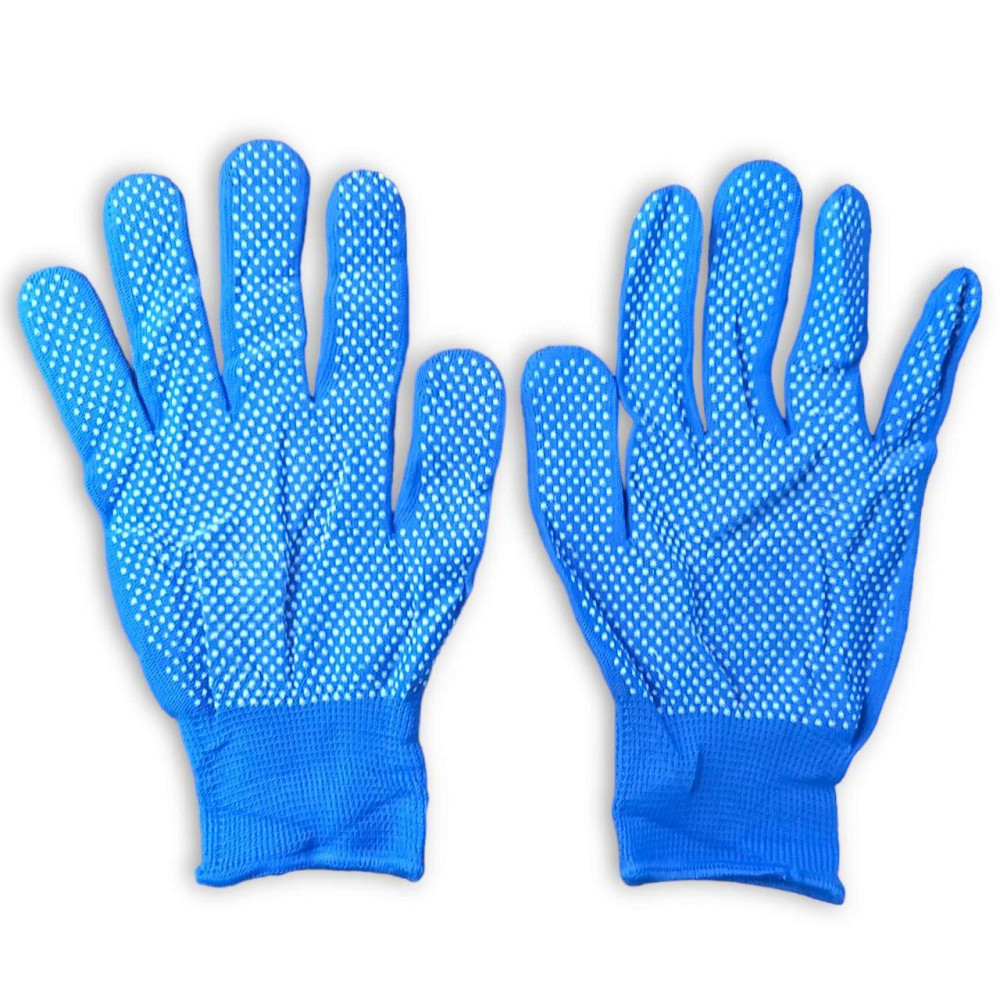 Рукавички робочі господарські для дачі, саду городу нейлонові тонкі з мікроточкою Харків - фото 2