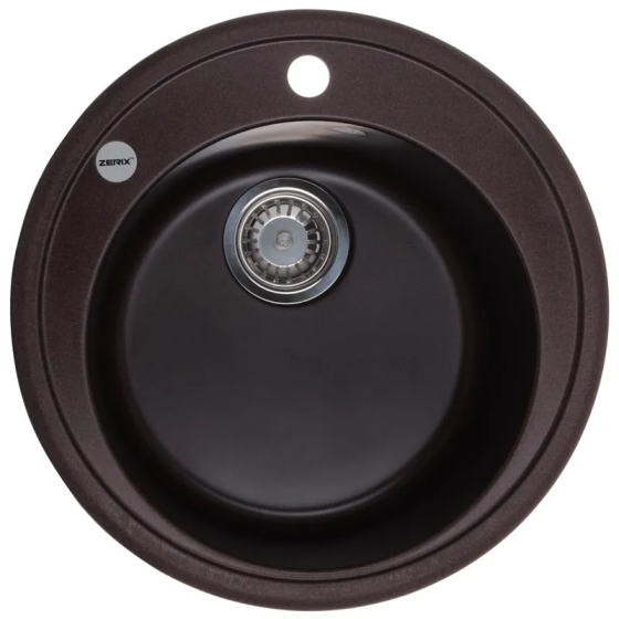 Мийка кухонна Zerix ZS-510R-12 Коричнева   ( ZX4536 ) 20750 Харків