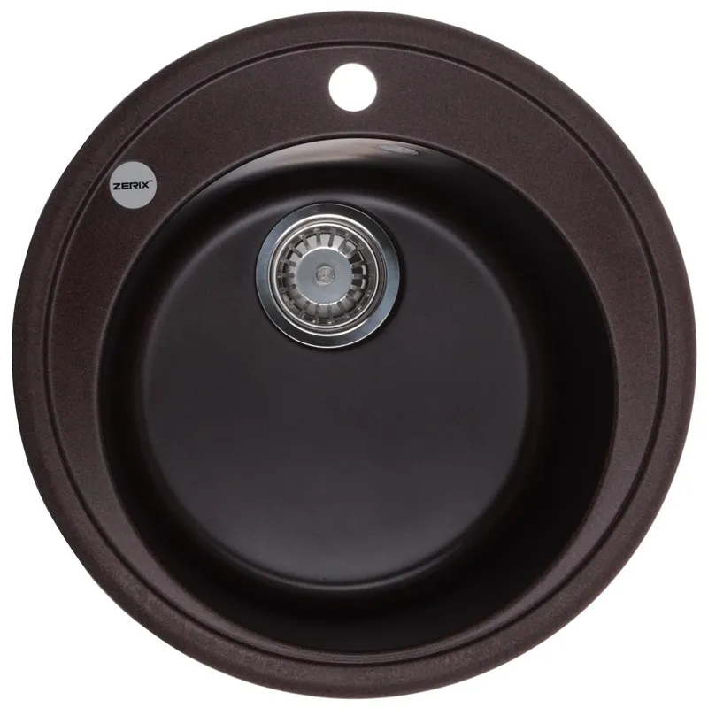 Мийка кухонна Zerix ZS-510R-12 Коричнева   ( ZX4536 ) 20750 Харків - фото 1