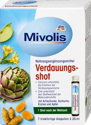 Mivolis Verdauungsshot 7 Stück à 25 ml Средство для пищеварения Киев