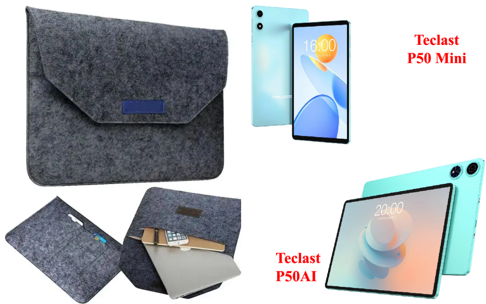 Сумка Wool із войлока для планшета Teclast P50 Київ - фото 1