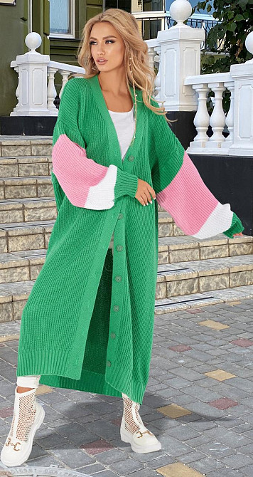 Кардиган  крупной вязки (42-48) Киев - изображение 5