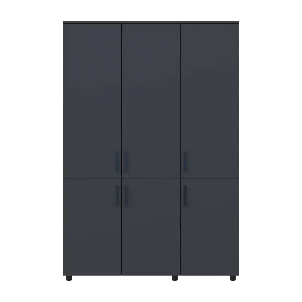 Шафа для одягу Doros Торн Антрацит 3 ДСП (штанга) 135х51.6х200 (DRS-012083) Дніпро - фото 5