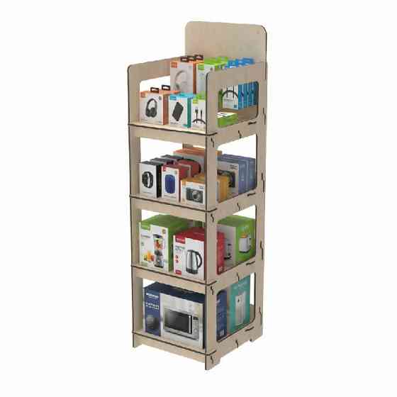 Стеллаж из фанеры EKOSTAR 400х450х1400 Киев