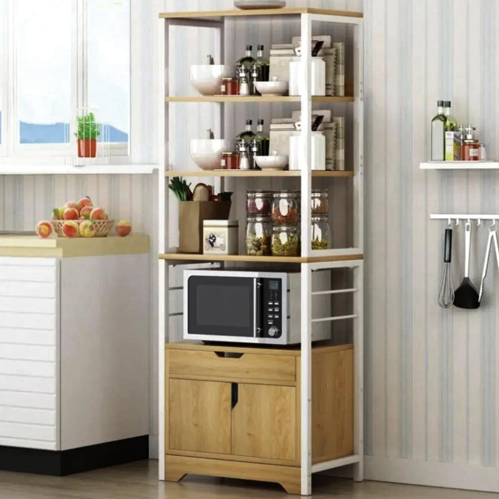 Стелаж кухонний "Хейден 5" зефір-сієна Миколаїв - фото 1