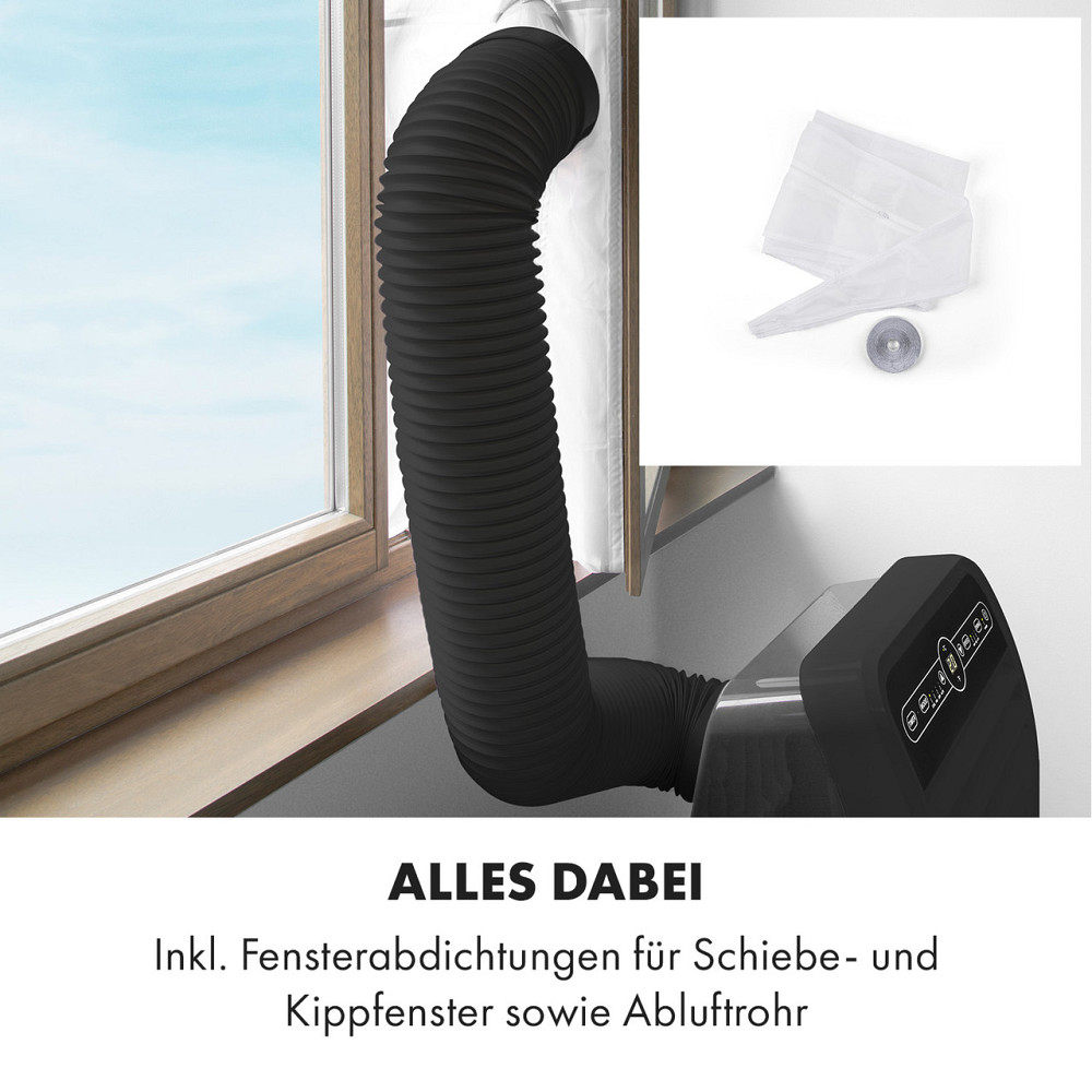 Мобільний кондиціонер Metrobreeze New York 7k 7 000 BTU/2,1 кВт EEC Пульт дистанційного керування чорний 7 Рівне - фото 6