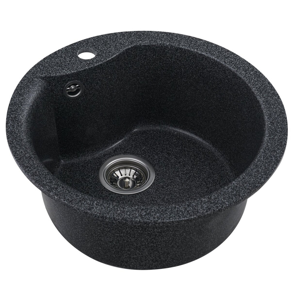 VALESO Гранітна мийка для кухні VALESO TURAS 480 матова Графіт Киев - изображение 8