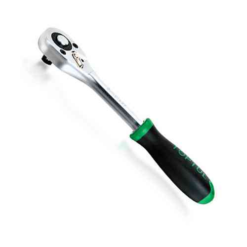 Тріскачка для торцевих головок 1/2" 24 зубця (гумова ручка) TOPTUL CJBC1627 Одеса