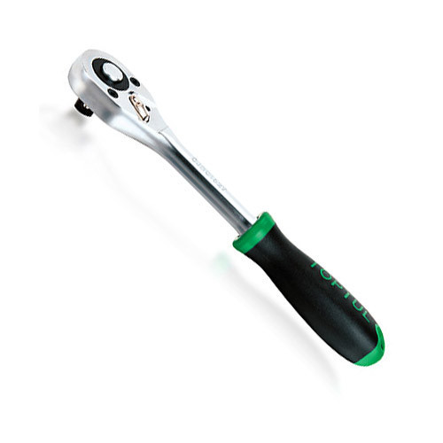 Тріскачка для торцевих головок 1/2" 24 зубця (гумова ручка) TOPTUL CJBC1627 Одеса - фото 1