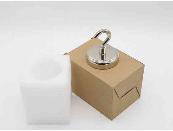 Сильний неодимовий магніт з гачком 75x18 мм до 150 кг Київ