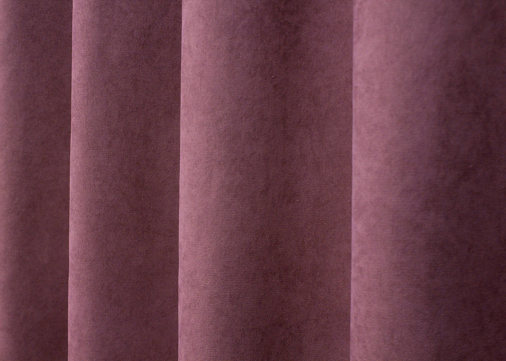 Комплект штор на люверсах VR-Textil Мікровелюр Petek № 1490ш 150х270 см 2 шт Пурпурний (37-0217) Київ - фото 8