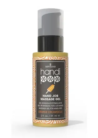 Смачний гель для вишуканих мануальних та оральних пестощів Sensuva — Handipop Orange Creamsicle 59мл Львов