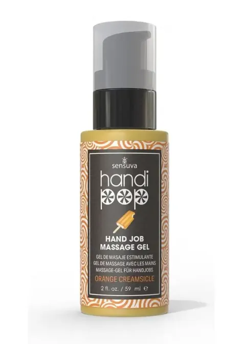 Смачний гель для вишуканих мануальних та оральних пестощів Sensuva — Handipop Orange Creamsicle 59мл Львов - изображение 1