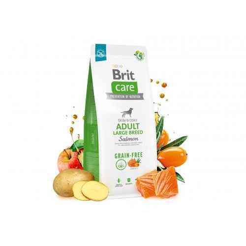 Сухий корм Brit Care Dog Grain-free Adult Large Breed для собак великих порід, беззерновий з лососем, 3 кг Київ