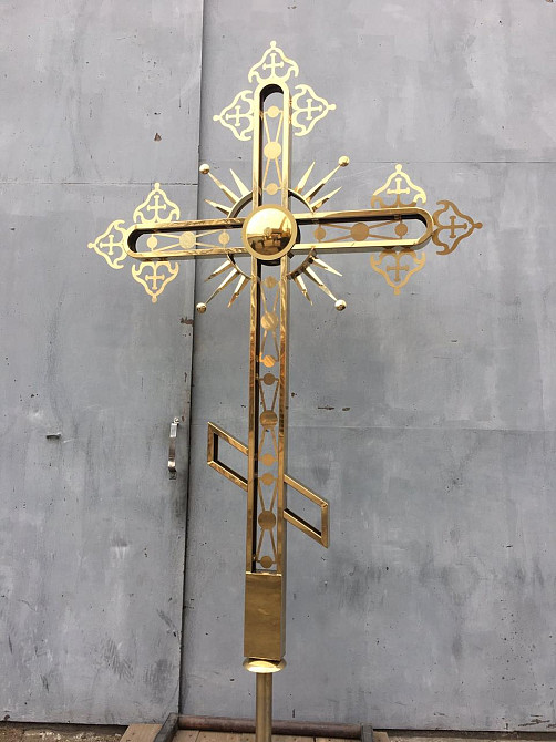 Хрест на купол Церкви Київ - фото 7