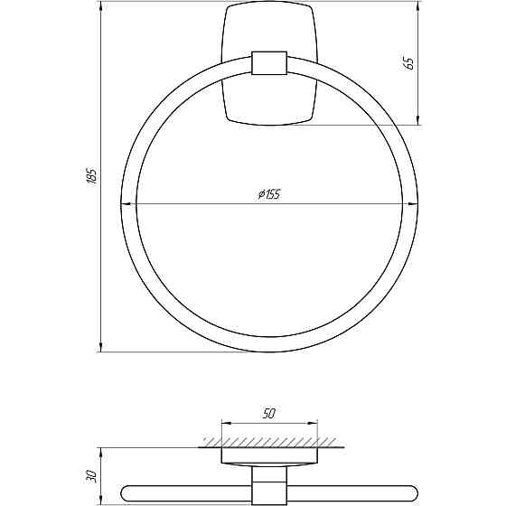 Держатель полотенец Perfect Sanitary Appliances RM 1003 (000005204) Киев