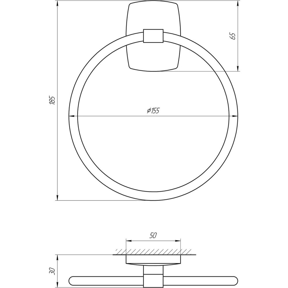 Держатель полотенец Perfect Sanitary Appliances RM 1003 (000005204) Киев - изображение 3