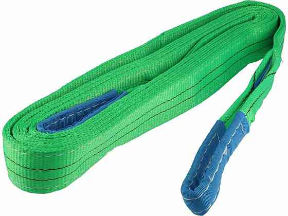 Строп пасовий з поліестеру VOREL 2 петлі по 30 см, заг. l=5 м, шир.- 60 мм, макс. навантаж- 2 т [15] Одесса