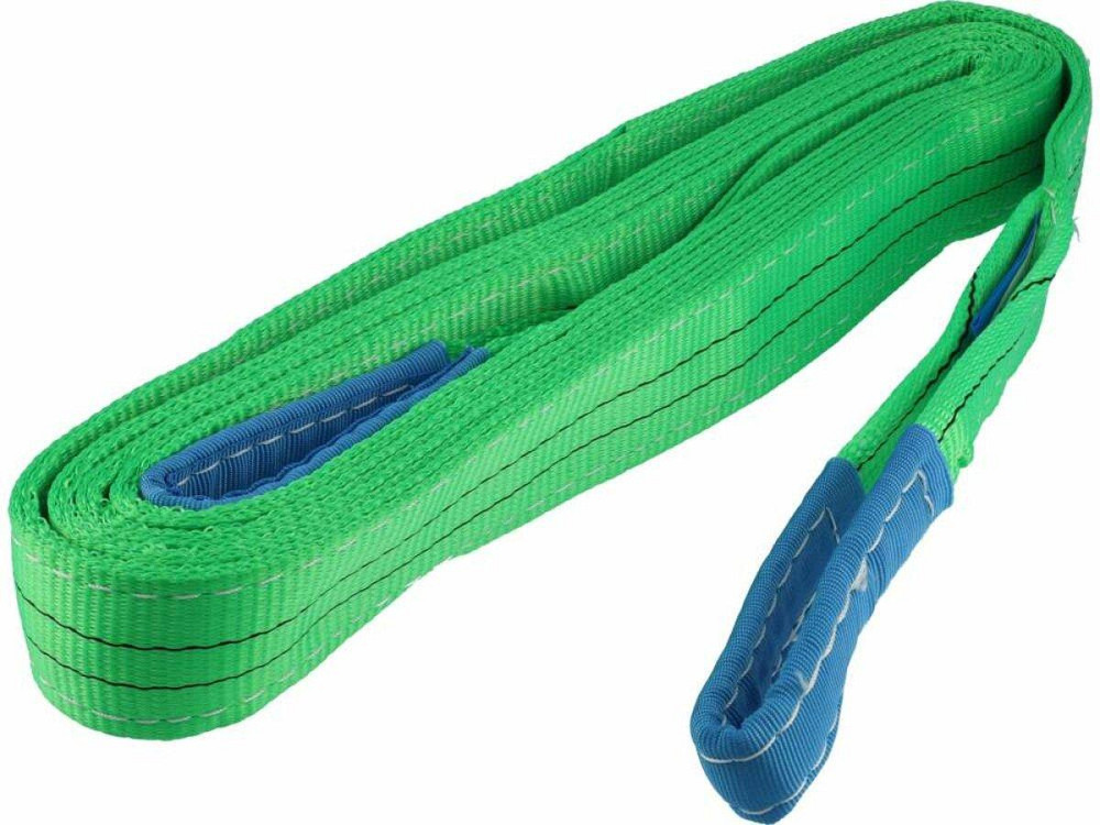 Строп пасовий з поліестеру VOREL 2 петлі по 30 см, заг. l=5 м, шир.- 60 мм, макс. навантаж- 2 т [15] Одесса - изображение 1