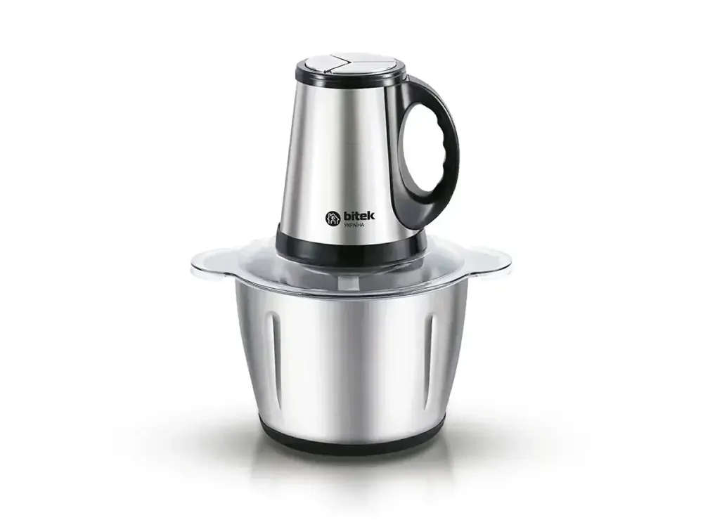 Кухонный комбайн-подрібнювач Блискавка BITEK BT-2025 3 л, 4000 Вт, многофункциональный, металл чаша Одесса - изображение 4