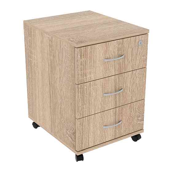 Тумба офисная ТМ-2, Дуб Сонома, 400/480/590 Львов