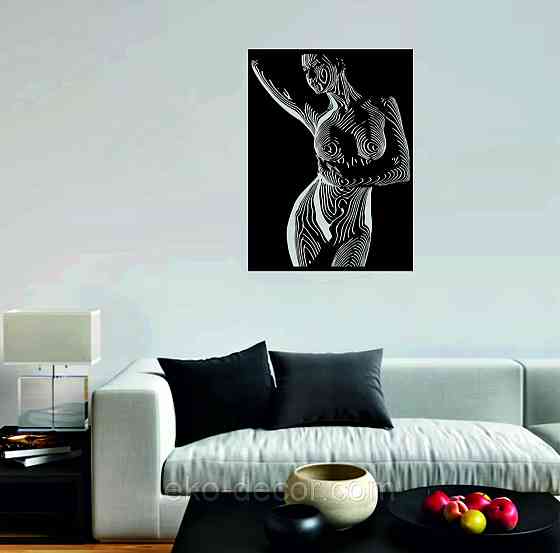 Декоративне настінне Панно «Жіноче тіло», Декор на стіну Київ