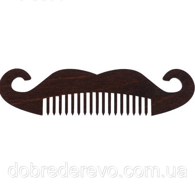 Гребінець для бороди та вусів "Уси" Вижниця - фото 3