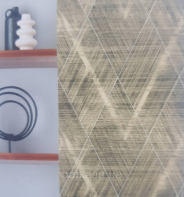 Шпалери вінілові на флізеліні AS creation The Bos 0.53х10 геометрія фігури смуги золотисті чорні 3д Київ - фото 1