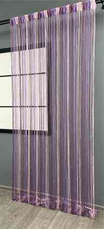 Шторы-нити с люрексом Малиновый с сиренево-розовым 300х300см 1 шт (61-075) Киев