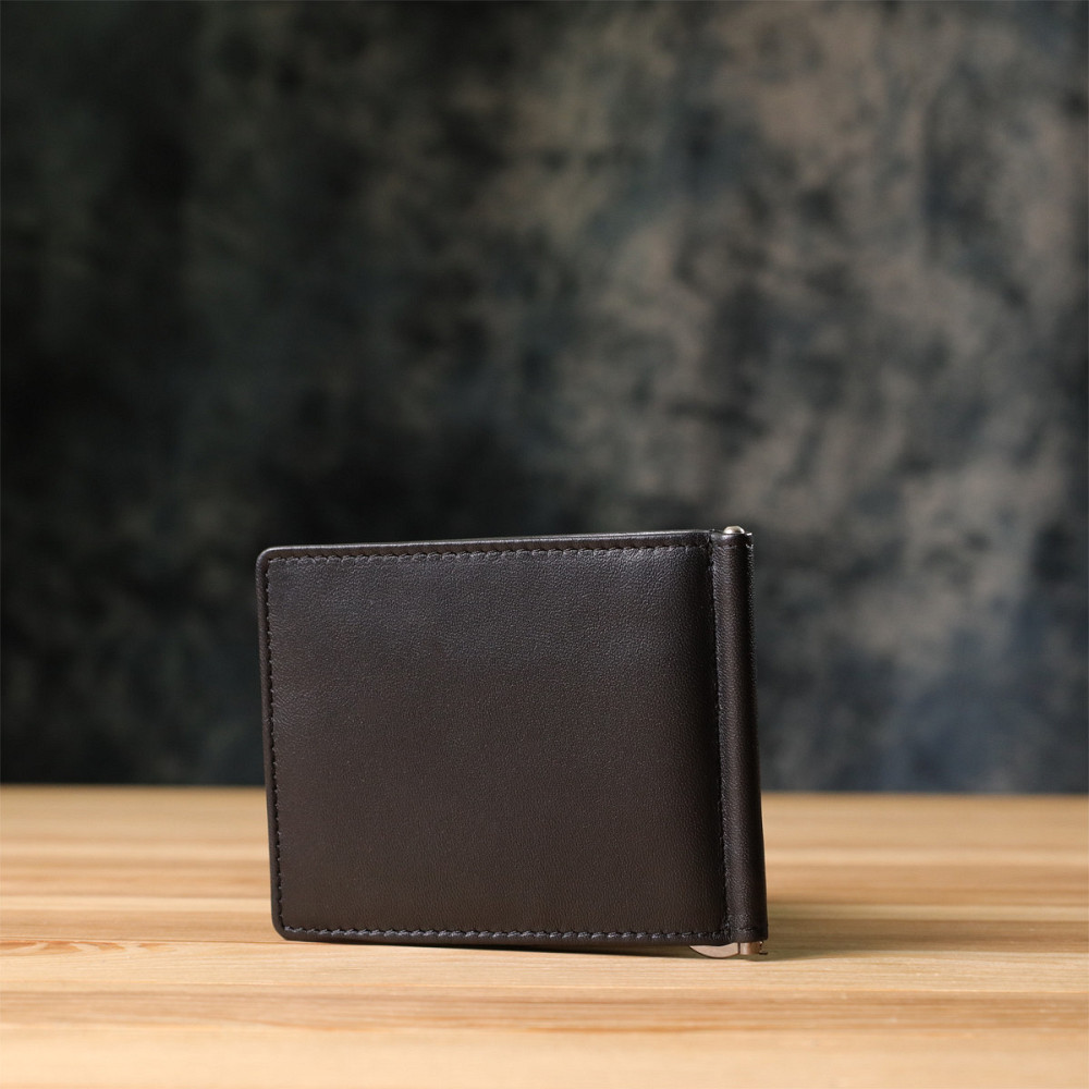 Затискач для грошей з м'якої натуральної шкіри Tony Perotti 20848_1 (5000 nero) Чорний Київ - фото 10