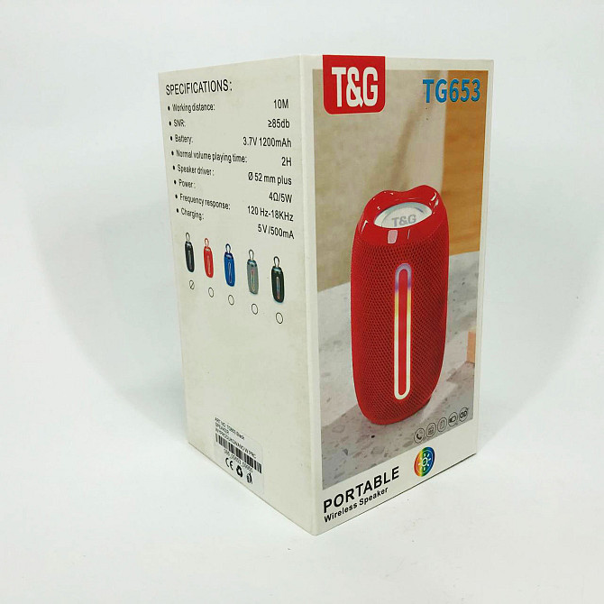 Беспроводная колонка переносная громкая TG653, Колонка с функцией зарядки, AK-150 Колонка-динамик bluetooth Киев - изображение 2
