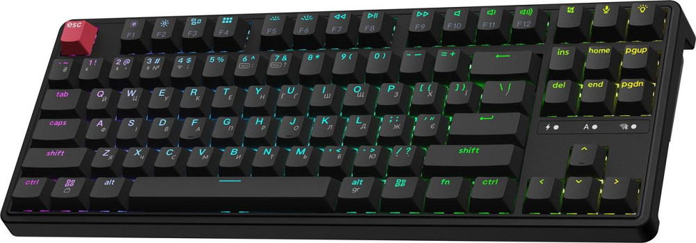 Клавіатура бездротова Keychron C3 Max Super Red Switch Black RGB (C3M-H1-UA) ( 18780 ) Харьков - изображение 3
