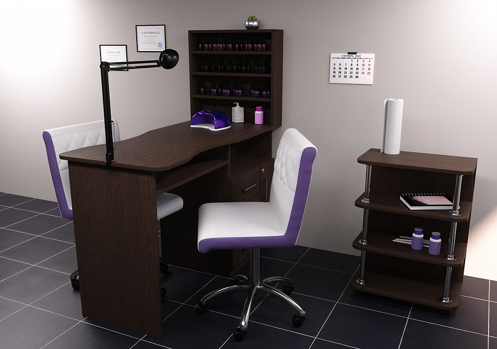 Тумба мобильная ТМ-3, Венге Магия, 500/300/700 Львов - изображение 3