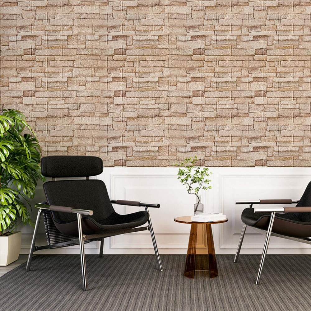 Самоклеящаяся 3D панель 700х770х3мм Екатеринославский кирпич (344-3) SW-00001383 Киев - изображение 10