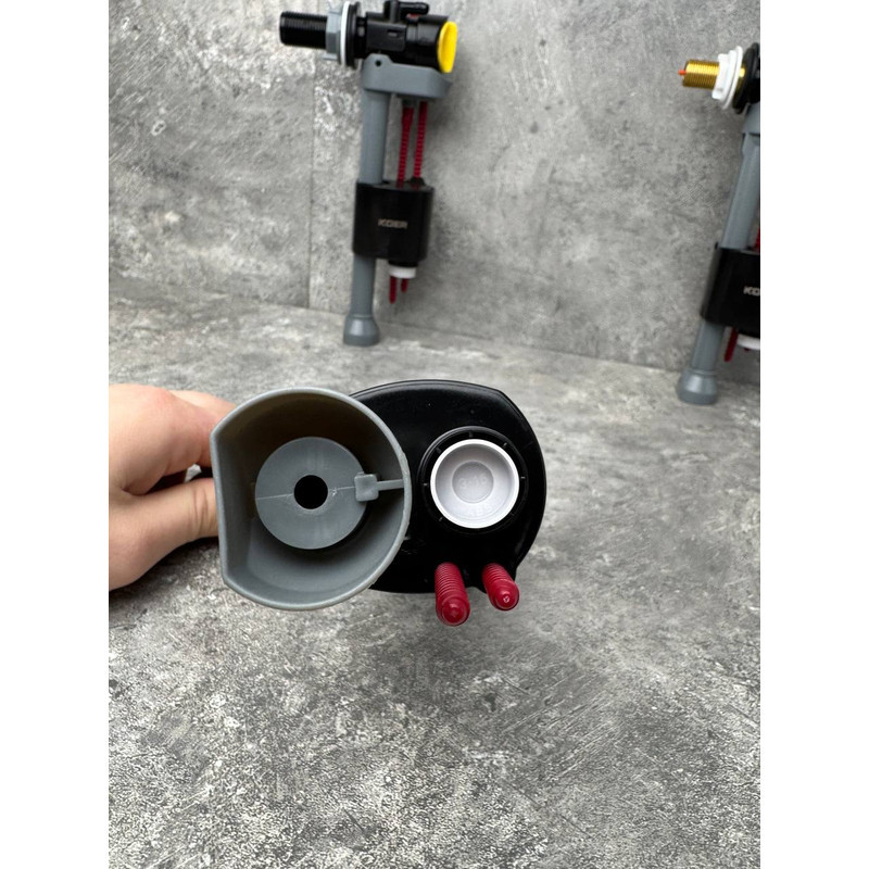 Арматура НАПОВНЮВАЛЬНА KOER KT-0108-1/2" з БОКОВИМ підведенням та пластиковим різьбленням 1/2" (KR5833) Київ - фото 3