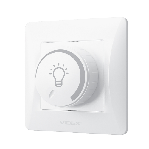 BINERA білий Вимикач диммерний 200W Videx Житомир