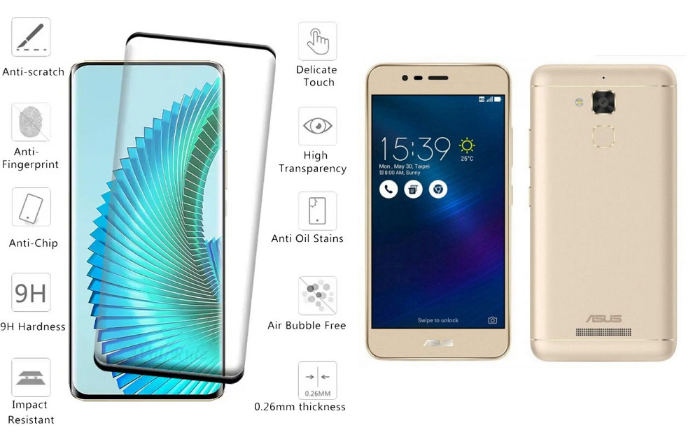 Защитное стекло HyperGlass Pro для Asus ZenFone 3 Max – максимальная чувствительность и защита Киев - изображение 2