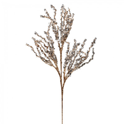 Декоративная ветвь YES! Fun серебряная, 71 см (974756) Винница - изображение 1