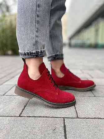 SOTHBY'S Туфлі жіночі Sothby 's червоні замша натуральна 37р.-24см. 38р.-24.5см. (M-373) (3115) Коломыя