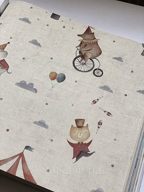 Обои виниловые на флизелине AS Creation Mia and Paul 0.53х10  полосы широкие голубые белые Киев - изображение 1